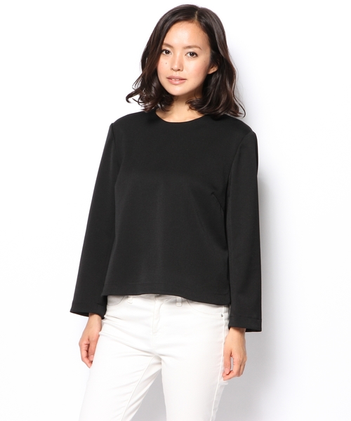 ONWARD 23区　ネイビー　長袖トップス 38 VERYコラボ 23区（ニジュウサンク）の「【VERYコラボ】ウールベネストレッチ