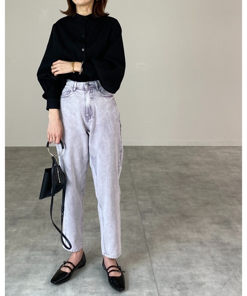 She's Closet(シーズクローゼット)の「バンドカラーボリューム袖長袖シャツ(シャツ/ブラウス・レディース・ホワイト/ブラック/ベージュ/ブルー・FREE)」の17枚目の写真