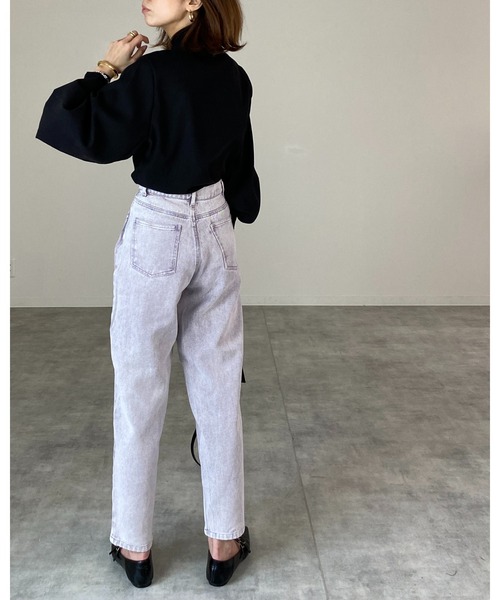 She's Closet(シーズクローゼット)の「バンドカラーボリューム袖長袖シャツ(シャツ/ブラウス・レディース・ホワイト/ブラック/ベージュ/ブルー・FREE)」の18枚目の写真