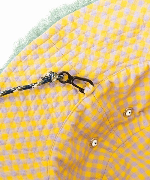 Casselini（キャセリーニ）の「テキスタイルバケットハット（ハット・レディース・ブラック/アイボリー/ミント・FREE）」の8枚目の写真