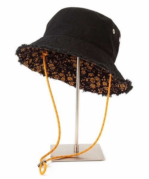 Casselini（キャセリーニ）の「テキスタイルバケットハット（ハット・レディース・ブラック/アイボリー/ミント・FREE）」の5枚目の写真