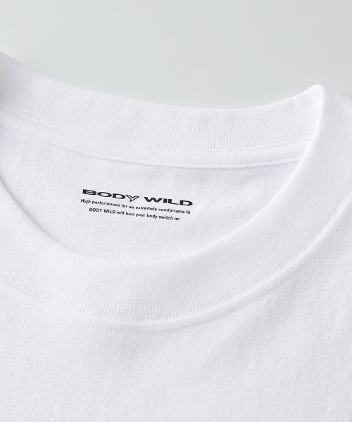 BODY WILD(ボディーワイルド)の「BODY WILD/ボディワイルド Tシャツ ヘビーウエイト半袖シャツ ビッグシルエット(Tシャツ/カットソー・メンズ・ホワイト・MEDIUM/SMALL/LARGE)」の5枚目の写真