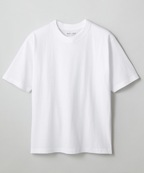 BODY WILD(ボディーワイルド)の「BODY WILD/ボディワイルド Tシャツ ヘビーウエイト半袖シャツ ビッグシルエット(Tシャツ/カットソー・メンズ・ホワイト・MEDIUM/SMALL/LARGE)」の4枚目の写真