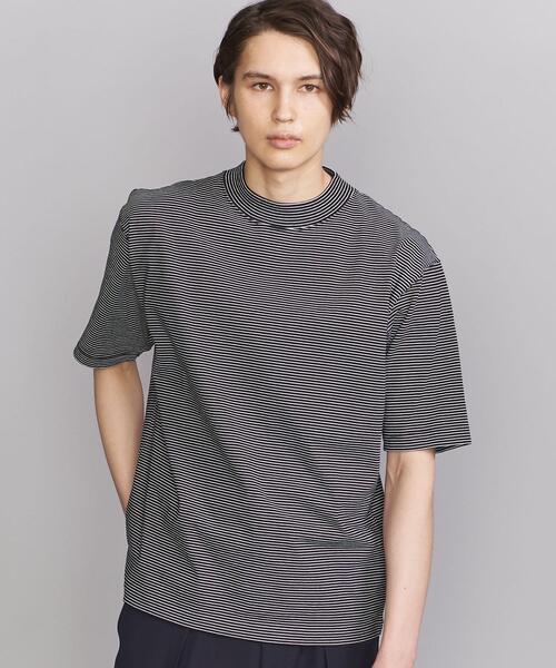 BEAUTY&YOUTH UNITED ARROWS（ビューティーアンドユースユナイテッドアローズ）の「BY モック ネック テーパード Tシャツ（Tシャツ/カットソー・メンズ・コバルトブルー/ホワイト/その他1・LARGE/X-LARGE/SMALL/MEDIUM）」の13枚目の写真