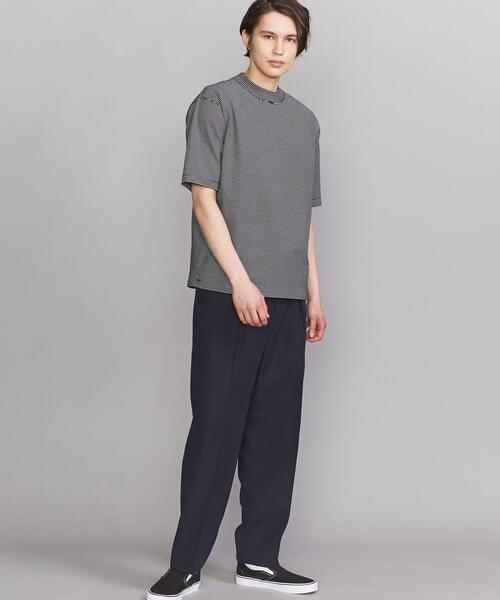 BEAUTY&YOUTH UNITED ARROWS（ビューティーアンドユースユナイテッドアローズ）の「BY モック ネック テーパード Tシャツ（Tシャツ/カットソー・メンズ・コバルトブルー/ホワイト/その他1・LARGE/X-LARGE/SMALL/MEDIUM）」の6枚目の写真