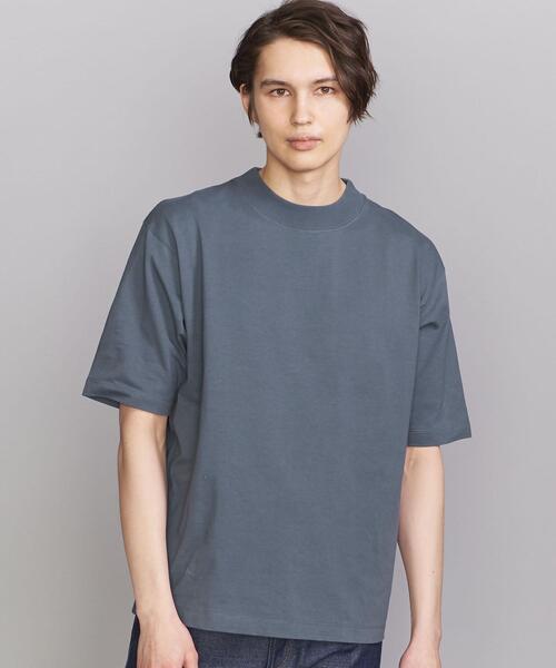BEAUTY&YOUTH UNITED ARROWS（ビューティーアンドユースユナイテッドアローズ）の「BY モック ネック テーパード Tシャツ（Tシャツ/カットソー・メンズ・コバルトブルー/ホワイト/その他1・LARGE/X-LARGE/SMALL/MEDIUM）」の15枚目の写真