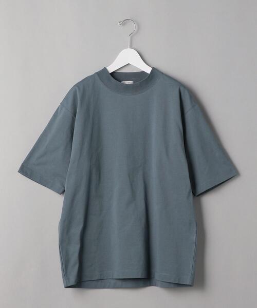 BEAUTY&YOUTH UNITED ARROWS（ビューティーアンドユースユナイテッドアローズ）の「BY モック ネック テーパード Tシャツ（Tシャツ/カットソー・メンズ・コバルトブルー/ホワイト/その他1・LARGE/X-LARGE/SMALL/MEDIUM）」の4枚目の写真