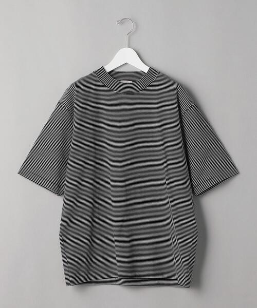 BEAUTY&YOUTH UNITED ARROWS（ビューティーアンドユースユナイテッドアローズ）の「BY モック ネック テーパード Tシャツ（Tシャツ/カットソー・メンズ・コバルトブルー/ホワイト/その他1・LARGE/X-LARGE/SMALL/MEDIUM）」の5枚目の写真