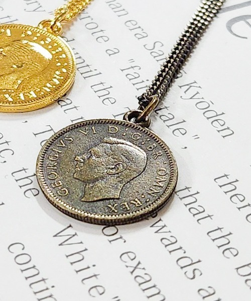 rovtski（ロフトスキー）の「Z)【LEF MADE】GRG19コインネックレス（ネックレス・レディース・シルバー/アンティークゴールド/アンティークシルバー/ゴールド/シャンパン/ブラック・FREE）」の5枚目の写真