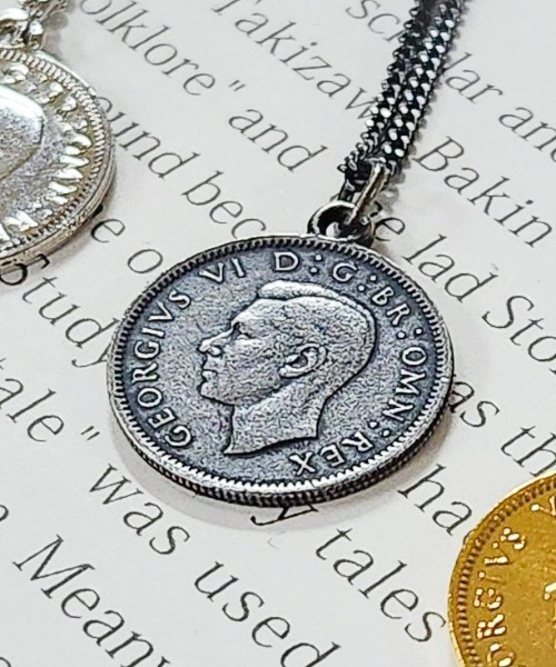 rovtski（ロフトスキー）の「Z)【LEF MADE】GRG19コインネックレス（ネックレス・レディース・シルバー/アンティークゴールド/アンティークシルバー/ゴールド/シャンパン/ブラック・FREE）」の3枚目の写真