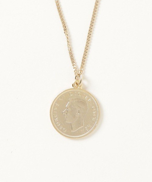 rovtski（ロフトスキー）の「Z)【LEF MADE】GRG19コインネックレス（ネックレス・レディース・シルバー/アンティークゴールド/アンティークシルバー/ゴールド/シャンパン/ブラック・FREE）」の6枚目の写真