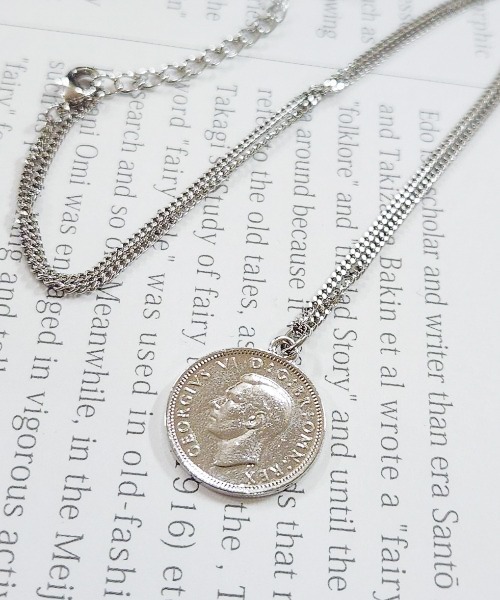 rovtski（ロフトスキー）の「Z)【LEF MADE】GRG19コインネックレス（ネックレス・レディース・シルバー/アンティークゴールド/アンティークシルバー/ゴールド/シャンパン/ブラック・FREE）」の7枚目の写真