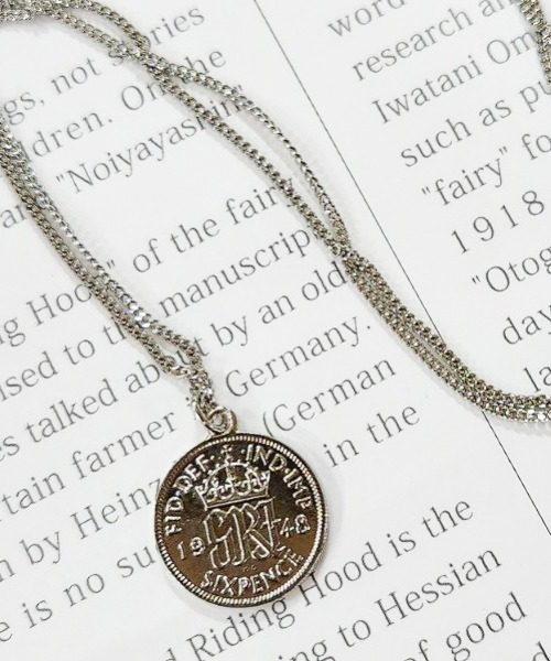 rovtski（ロフトスキー）の「Z)【LEF MADE】GRG19コインネックレス（ネックレス・レディース・シルバー/アンティークゴールド/アンティークシルバー/ゴールド/シャンパン/ブラック・FREE）」の8枚目の写真