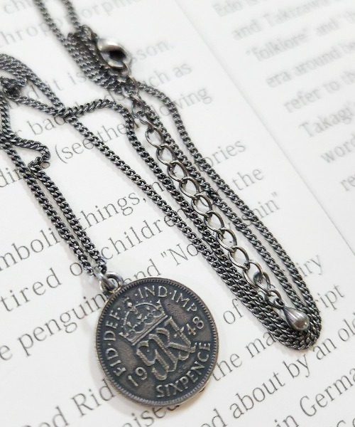 rovtski（ロフトスキー）の「Z)【LEF MADE】GRG19コインネックレス（ネックレス・レディース・シルバー/アンティークゴールド/アンティークシルバー/ゴールド/シャンパン/ブラック・FREE）」の11枚目の写真