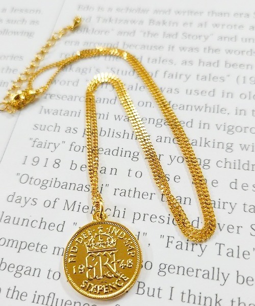 rovtski（ロフトスキー）の「Z)【LEF MADE】GRG19コインネックレス（ネックレス・レディース・シルバー/アンティークゴールド/アンティークシルバー/ゴールド/シャンパン/ブラック・FREE）」の14枚目の写真