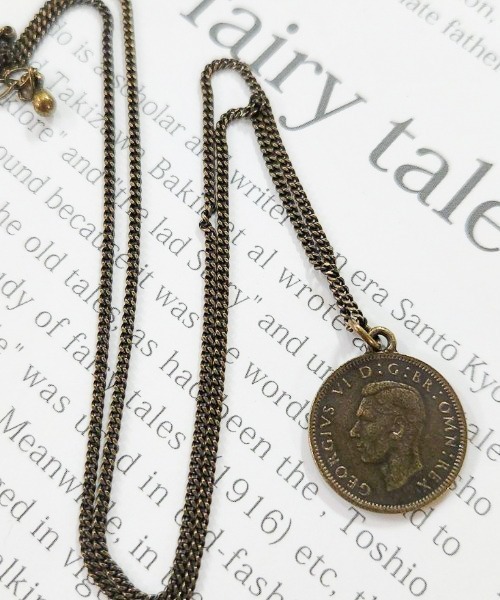 rovtski（ロフトスキー）の「Z)【LEF MADE】GRG19コインネックレス（ネックレス・レディース・シルバー/アンティークゴールド/アンティークシルバー/ゴールド/シャンパン/ブラック・FREE）」の16枚目の写真