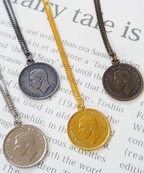 rovtski（ロフトスキー）の「Z)【LEF MADE】GRG19コインネックレス（ネックレス・レディース・シルバー/アンティークゴールド/アンティークシルバー/ゴールド/シャンパン/ブラック・FREE）」の20枚目の写真