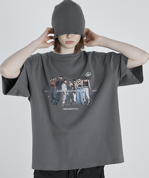 HARSH AND CRUEL ファッション Tシャツ ◆男女シンプル 3色 harsh and cruel Unisex Angel graphic harsh and cruel 3d T