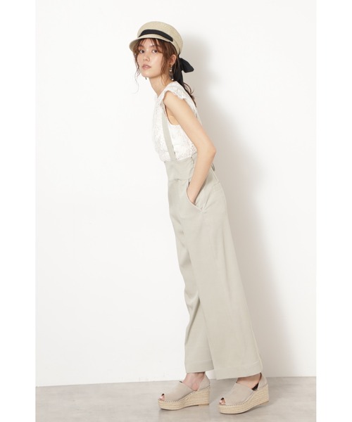 JILL STUART（ジルスチュアート）の「◆【WEB限定 サイズ：4 展開】ミアレースアップパンツ（その他パンツ・レディース・ネイビー/ベージュ・4/2/0）」の5枚目の写真