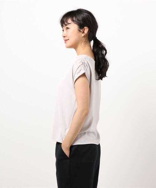 PROPORTION BODY DRESSING（プロポーションボディドレッシング）の「レースショルダーブラウス / 1211110508（シャツ/ブラウス・レディース・ホワイト/ピンク/ブルー・FREE）」の8枚目の写真