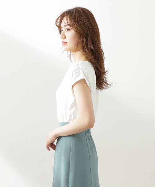 PROPORTION BODY DRESSING（プロポーションボディドレッシング）の「レースショルダーブラウス / 1211110508（シャツ/ブラウス・レディース・ホワイト/ピンク/ブルー・FREE）」の7枚目の写真