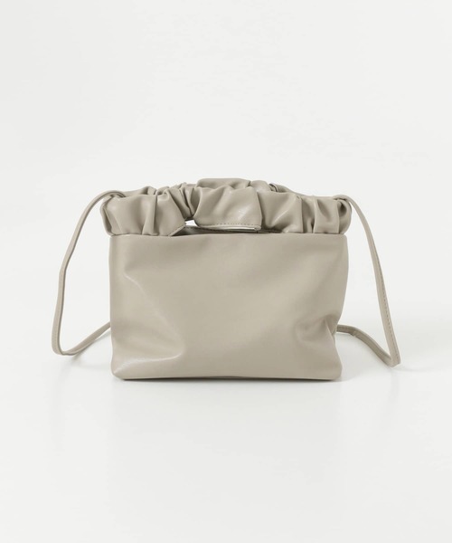 RODE SKO（ロデスコ）の「FLORA フリルハンドルショルダーバッグ（ショルダーバッグ・レディース・グレー/マスタード・ONE）」の12枚目の写真