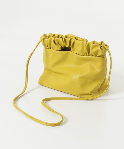 RODE SKO（ロデスコ）の「FLORA フリルハンドルショルダーバッグ（ショルダーバッグ・レディース・グレー/マスタード・ONE）」の14枚目の写真