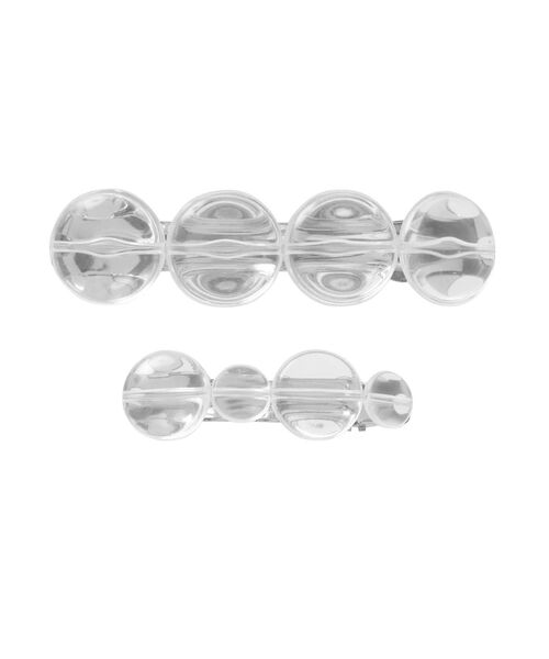 MURUA（ムルーア）の「クリアサークルバレッタ（バレッタ/ヘアクリップ・レディース・クリア・FREE）」の6枚目の写真