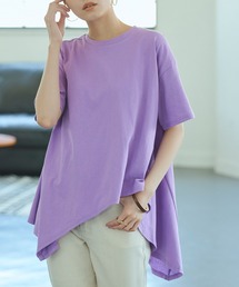 ランダムヘムフレアTシャツ