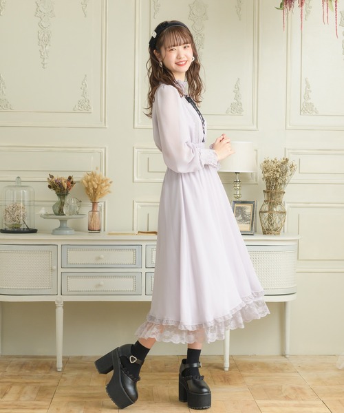 ROJITA（ロジータ）の「フリルハートバックルシューズ（その他シューズ・レディース・ブラック・38/36/37）」の4枚目の写真