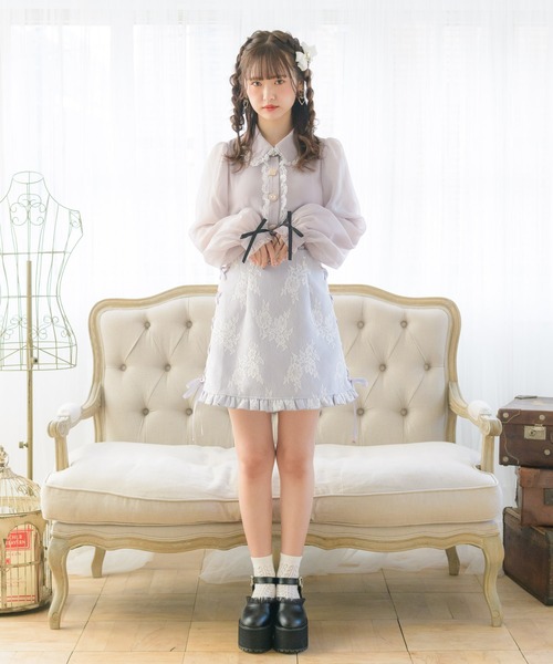 ROJITA（ロジータ）の「フリルハートバックルシューズ（その他シューズ・レディース・ブラック・38/36/37）」の11枚目の写真