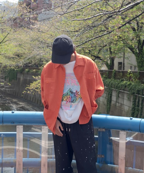 Kastane（カスタネ）の「【WHIMSIC】グアヤベーラ/キューバシャツ（シャツ/ブラウス・レディース・ホワイト/オレンジ・FREE）」の13枚目の写真