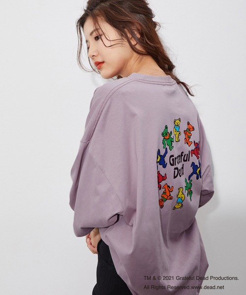 JUNRED（ジュンレッド）の「GRATEFUL DEADサークルバックプリント（Tシャツ/カットソー・メンズ・ホワイト/パープル/ブルー系その他2・M/L）」の11枚目の写真