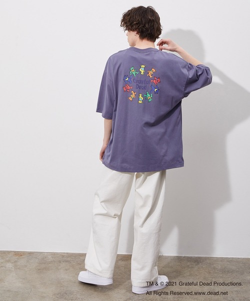 JUNRED（ジュンレッド）の「GRATEFUL DEADサークルバックプリント（Tシャツ/カットソー・メンズ・ホワイト/パープル/ブルー系その他2・M/L）」の20枚目の写真