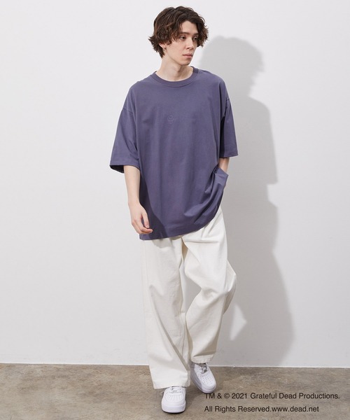 JUNRED（ジュンレッド）の「GRATEFUL DEADサークルバックプリント（Tシャツ/カットソー・メンズ・ホワイト/パープル/ブルー系その他2・M/L）」の21枚目の写真