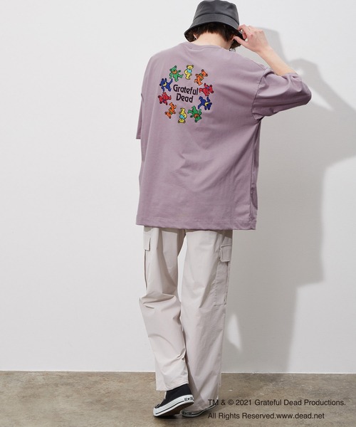JUNRED（ジュンレッド）の「GRATEFUL DEADサークルバックプリント（Tシャツ/カットソー・メンズ・ホワイト/パープル/ブルー系その他2・M/L）」の16枚目の写真