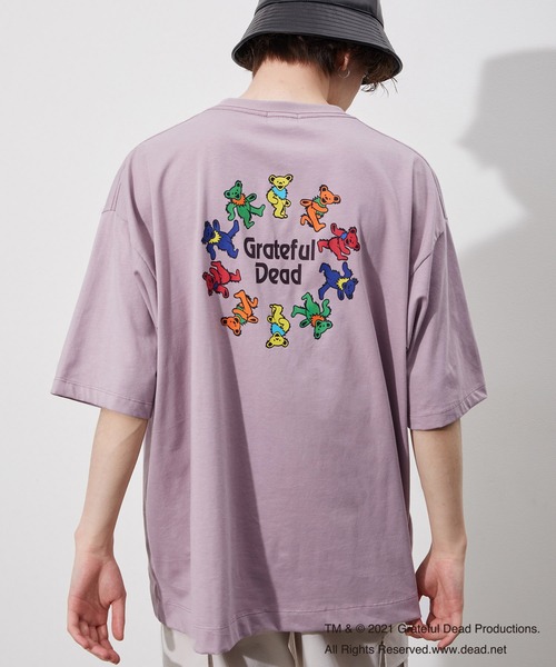 JUNRED（ジュンレッド）の「GRATEFUL DEADサークルバックプリント（Tシャツ/カットソー・メンズ・ホワイト/パープル/ブルー系その他2・M/L）」の15枚目の写真