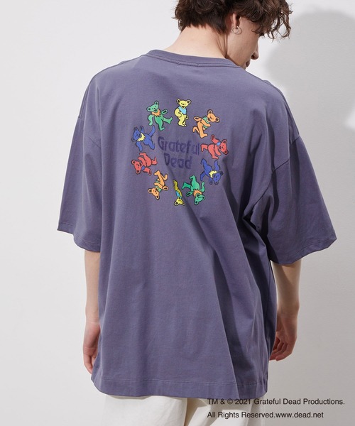 JUNRED（ジュンレッド）の「GRATEFUL DEADサークルバックプリント（Tシャツ/カットソー・メンズ・ホワイト/パープル/ブルー系その他2・M/L）」の19枚目の写真