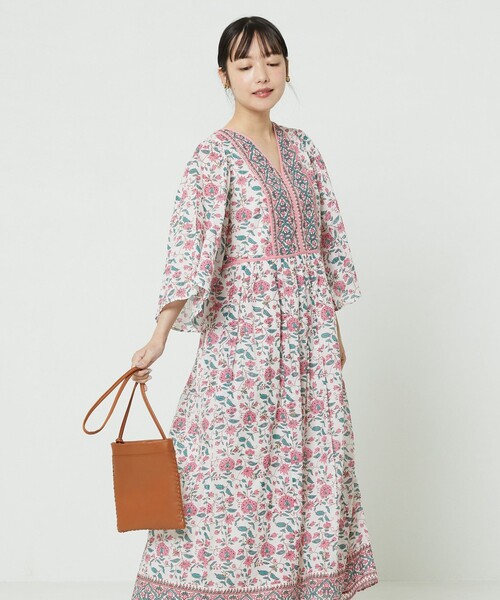 セール Ne Quittez Pas ヌキテパ エスニックプリントドレス ワンピース Freak S Store フリークスストア のファッション通販 Zozotown