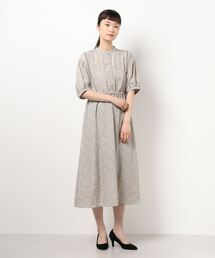 ehka sopo | 花柄配色メローワンピース(ワンピース)