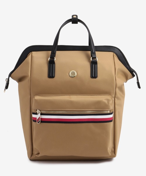TOMMY HILFIGER(トミーヒルフィガー)の「ベーシックバックパック(バックパック/リュック・レディース・ブルー/ネイビー/ベージュ・FREE)」の2枚目の写真