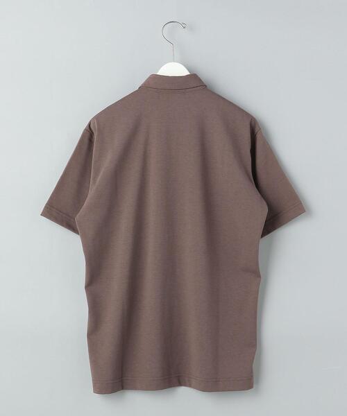 WORK TRIP OUTFITS GREEN LABEL RELAXING(ワークトリップアウトフィッツグリーンレーベル リラクシング)の「< 機能 / 抗菌 > WTO Clean スナップボタン ポロシャツ(ポロシャツ・メンズ・ホワイト/モカ/ブラック・X-LARGE/MEDIUM/SMALL/LARGE)」の8枚目の写真