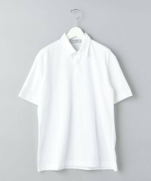 WORK TRIP OUTFITS GREEN LABEL RELAXING(ワークトリップアウトフィッツグリーンレーベル リラクシング)の「< 機能 / 抗菌 > WTO Clean スナップボタン ポロシャツ(ポロシャツ・メンズ・ホワイト/モカ/ブラック・X-LARGE/MEDIUM/SMALL/LARGE)」の18枚目の写真