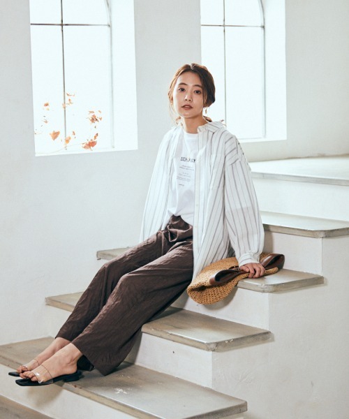 Andemiu（アンデミュウ）の「クリアフラットサンダル948829（サンダル・レディース・ブラック/ブラウン/アイボリー・SMALL/MEDIUM/LARGE）」の11枚目の写真