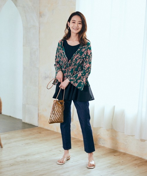 Andemiu（アンデミュウ）の「クリアフラットサンダル948829（サンダル・レディース・ブラック/ブラウン/アイボリー・SMALL/MEDIUM/LARGE）」の16枚目の写真