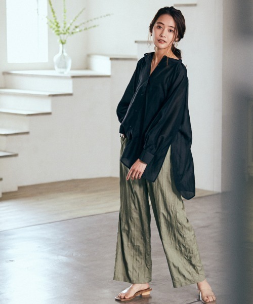 Andemiu（アンデミュウ）の「クリアフラットサンダル948829（サンダル・レディース・ブラック/ブラウン/アイボリー・SMALL/MEDIUM/LARGE）」の17枚目の写真