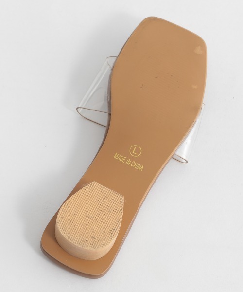 Andemiu（アンデミュウ）の「クリアフラットサンダル948829（サンダル・レディース・ブラック/ブラウン/アイボリー・SMALL/MEDIUM/LARGE）」の10枚目の写真