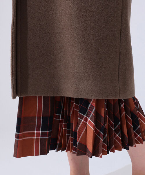 B:MING by BEAMS(ビーミングバイビームス)の「B:MING by BEAMS / メルトン ステンカラー コート 21AW(ステンカラーコート・レディース・イエロー/モカ/ライトベージュ・SMALL/MEDIUM)」の17枚目の写真