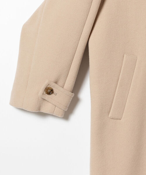 B:MING by BEAMS(ビーミングバイビームス)の「B:MING by BEAMS / メルトン ステンカラー コート 21AW(ステンカラーコート・レディース・イエロー/モカ/ライトベージュ・SMALL/MEDIUM)」の22枚目の写真