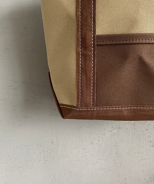 ORCIVAL（オーシバル）の「【FUDGE 10月号掲載】[ORCIVAL/オーシバル] 別注 キャンバストートバッグ（トートバッグ・レディース・ライトカーキ/アイボリー・ONE SIZE）」の15枚目の写真